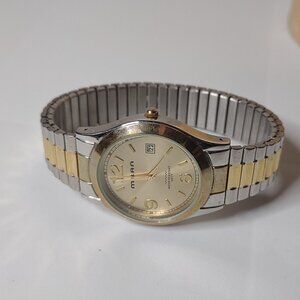 7.5 Inch Milan Two Tone Stretch Watch
